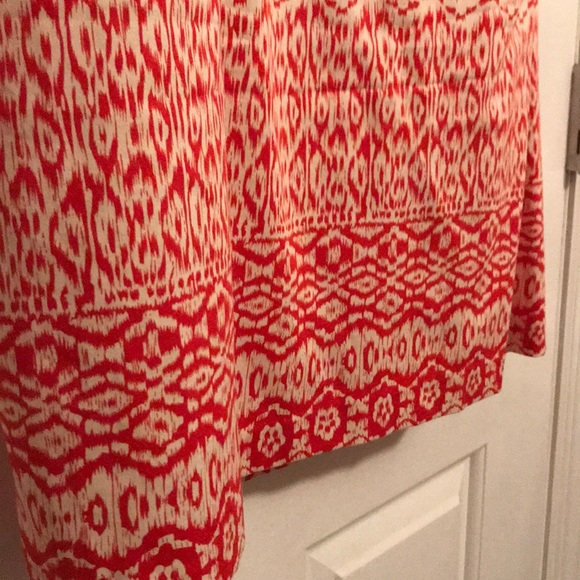 Strapless summer dress red and creme! - Picture 4 of 6